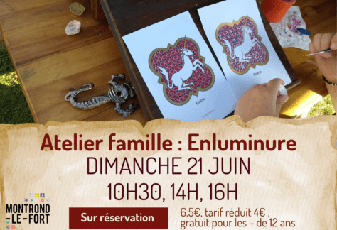 atelier enluminure 21 juin