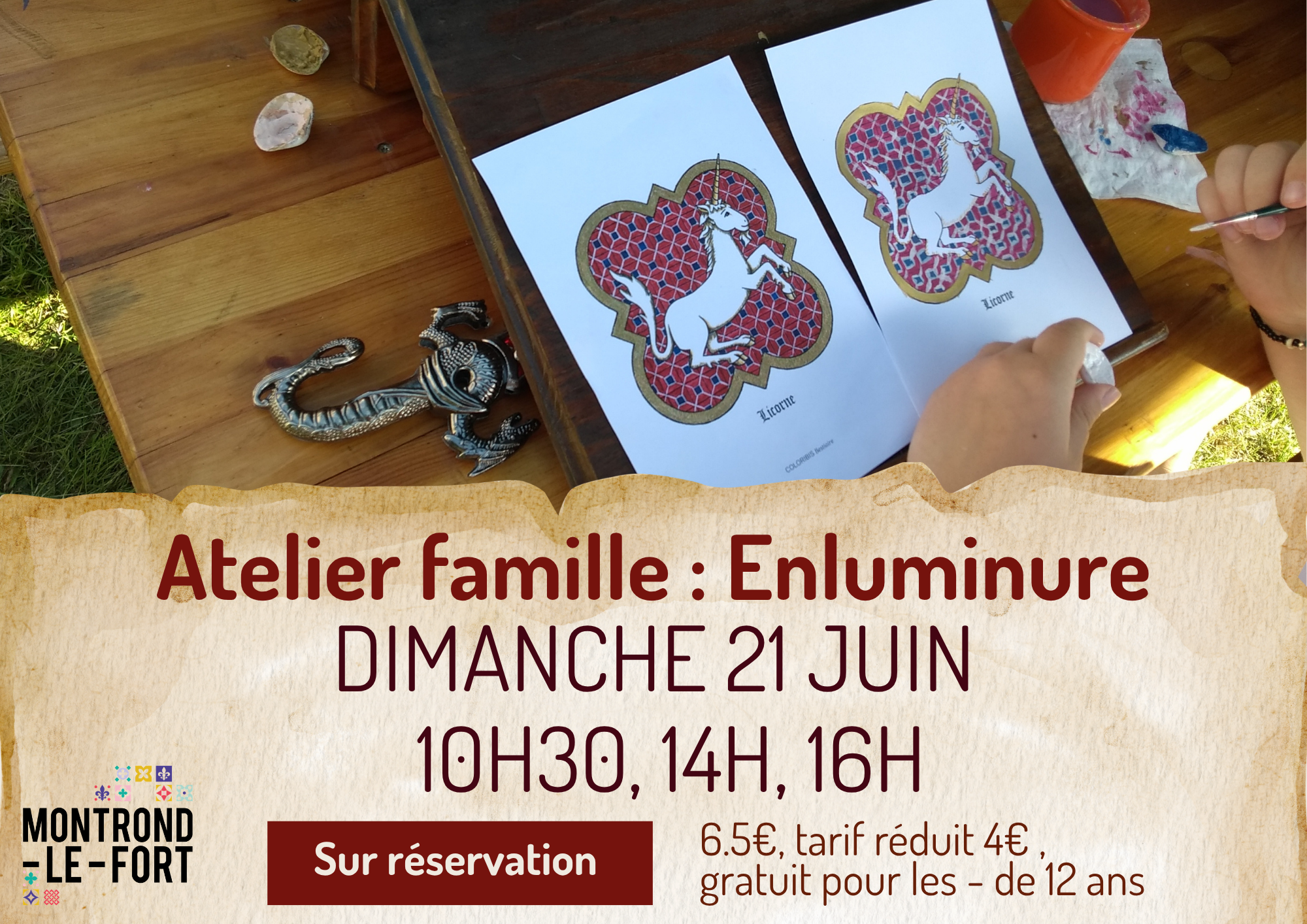 atelier enluminure 21 juin