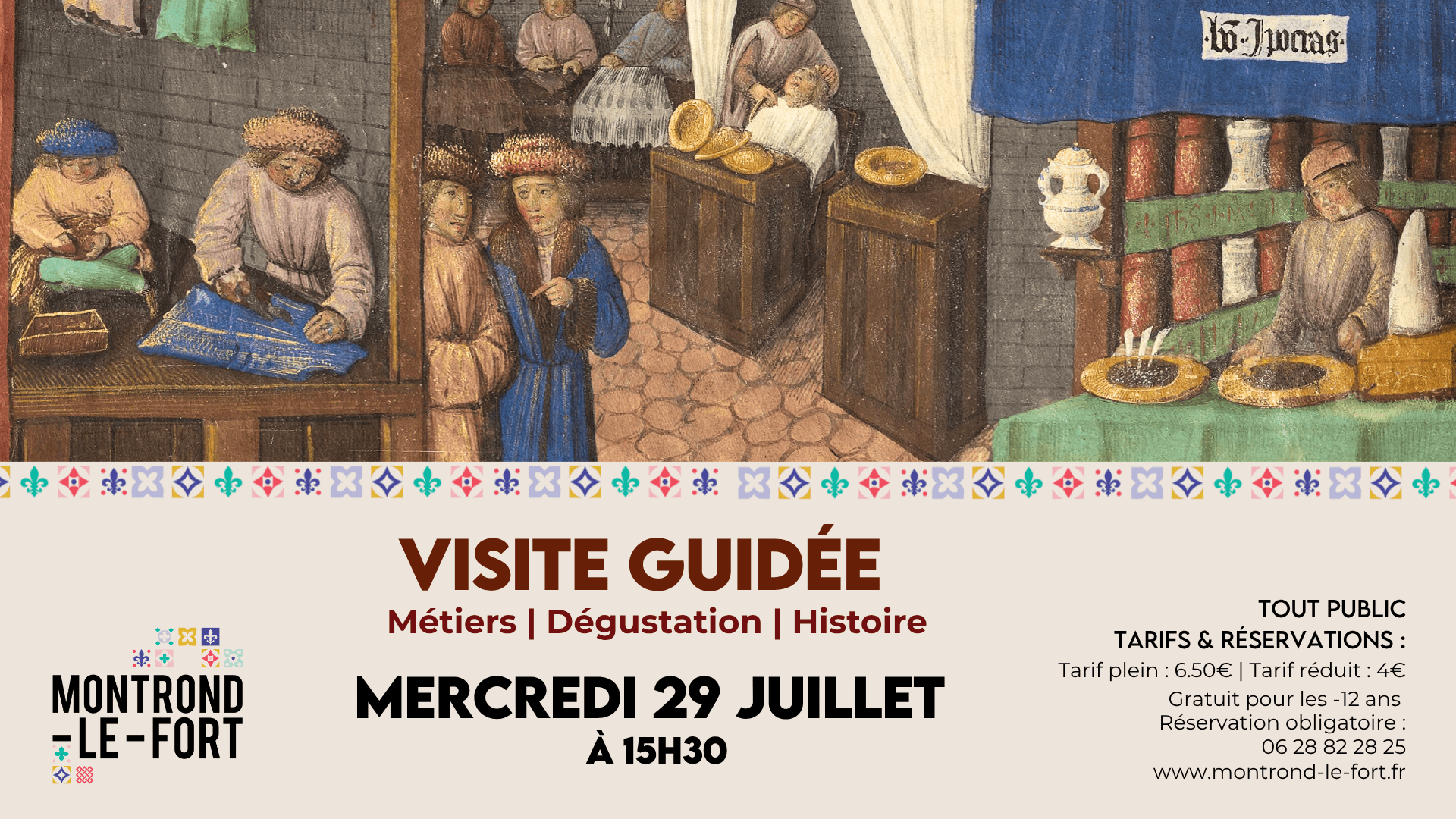 visite guidée 29 juillet