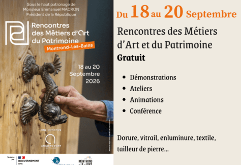 journée du patimoine 18 au 20 sept - chateau